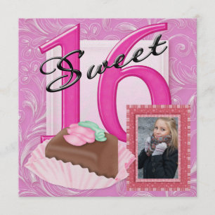Invitación a la fotografía Sweet 16