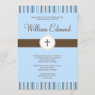 Invitación a la franja azul cristiana - Chico