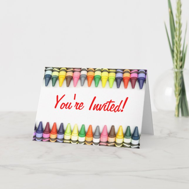 Invitación a la frontera de Crayon (Anverso)