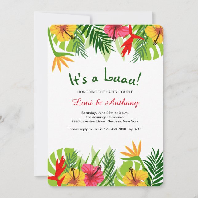 Invitación a la fuga tropical (Anverso)