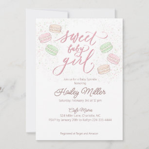 Invitación a la gacha dulce de Macaron