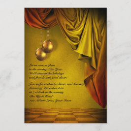 Invitación a la gala de Año Nuevo Gold