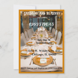 Invitación a la Gala de Navidad