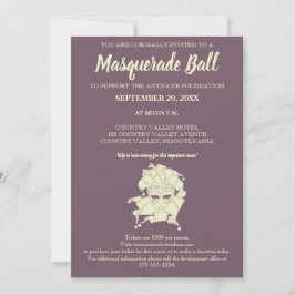 Invitación a la Gala para recaudar fondos de Dusty