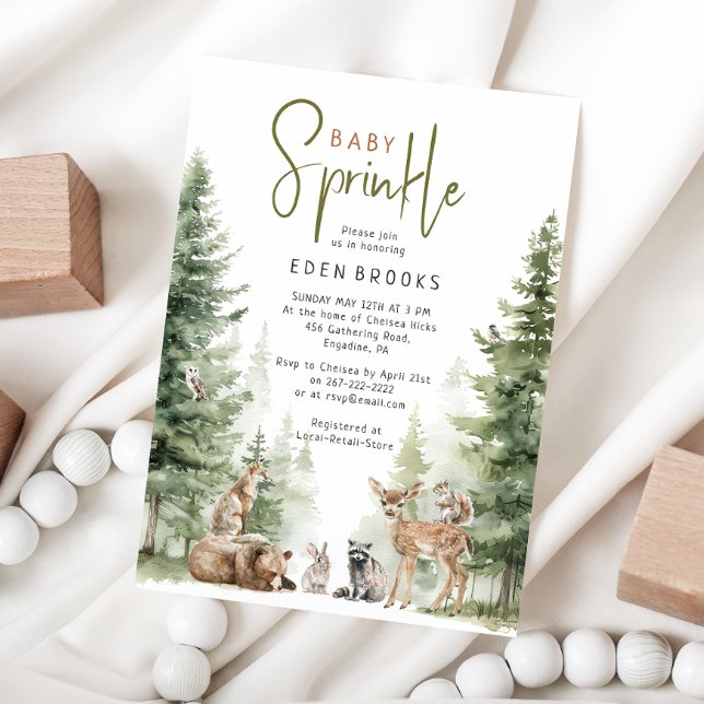 Invitación a la gestación de animales de bosque (Subido por el creador)