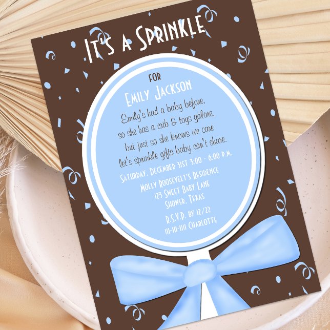 Invitación a la gestación de Bebé Chica Ducha (Subido por el creador)