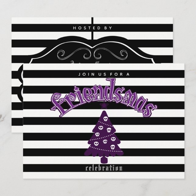 Invitación a la gótica amistad (Anverso / Reverso)