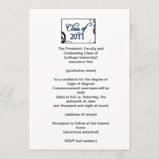 Invitación a la graduación