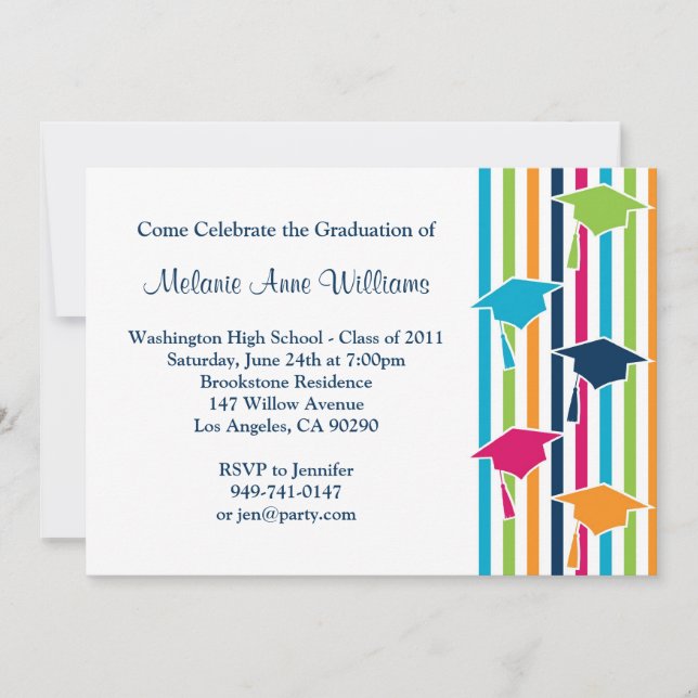 Invitación a la graduación (Anverso)