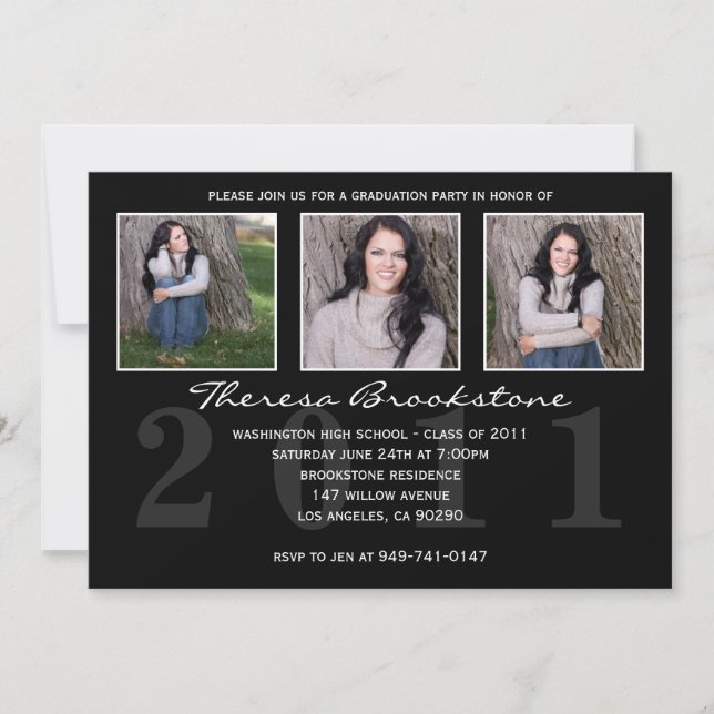 Invitación a la graduación (Anverso)