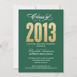 Invitación a la graduación de espuma