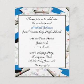 Invitación a la graduación de frontera de Cabo y D