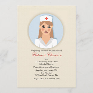 Invitación a la graduación de la Enfermera de Meda