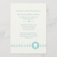 Invitación a la graduación de la escuela dental