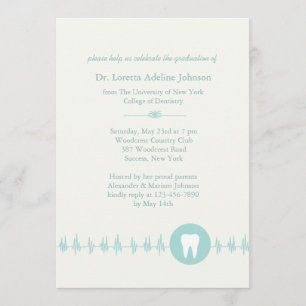 Invitación a la graduación de la escuela dental