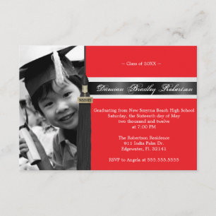 Invitación a la graduación de Personalizados perso