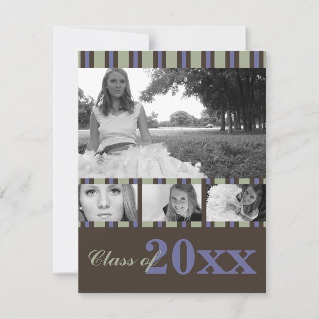 Invitación a la graduación de Recuerdos dulces (ba (Anverso)