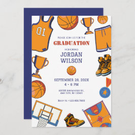 Invitación a la graduación del baquetbol