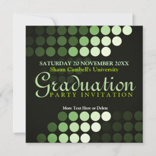 Invitación a la graduación del entorno moderno (ve