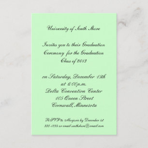 Invitación a la graduación para 2013