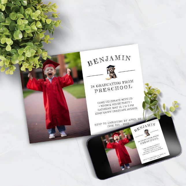 Invitación a la graduación preescolar desmitifica  (Subido por el creador)
