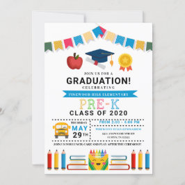 Invitación a la graduación previa al K