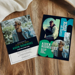 Invitación a la graduación universitaria moderna