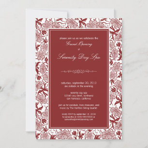 Invitación a la Gran Apertura de Fancy Floral (mar