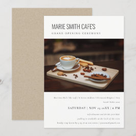 Invitación a la gran apertura de un simple negocio