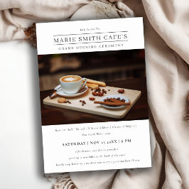 Invitación a la gran apertura de un simple negocio