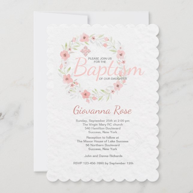 Invitación a la guerra de bautismo (Anverso)