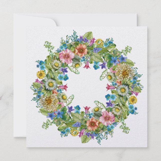 Invitación a la guerra de flores de bonito (Anverso)