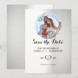 Invitación a la guerra de flores por foto de perso