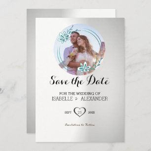 Invitación a la guerra de flores por foto de perso