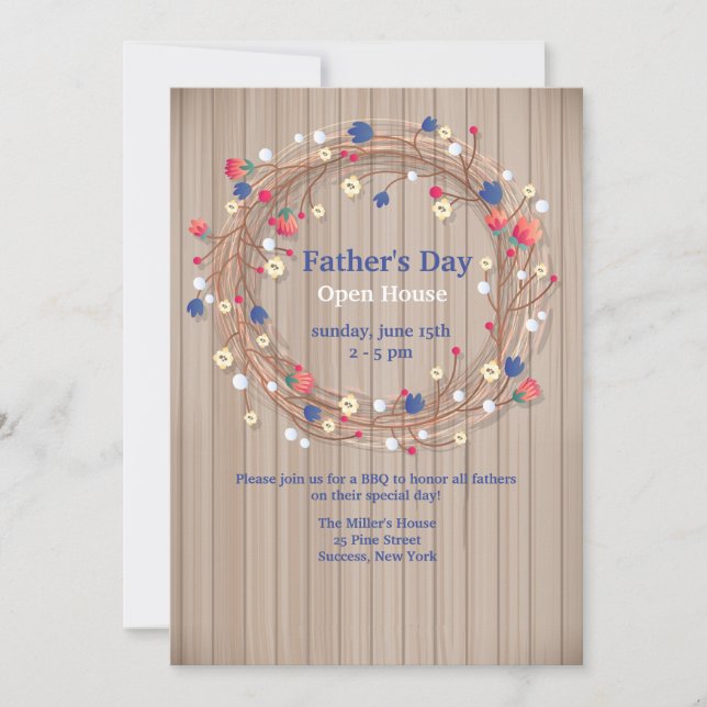 Invitación a la guirnalda de verano (Anverso)