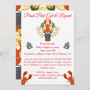 Invitación a la hierba de langosta - Cocina de mar