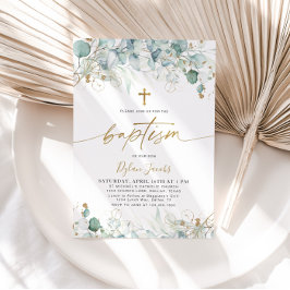 Invitación a la hoja de eucalipto y al bautismo de