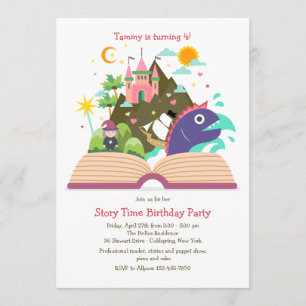 Invitación a la hora de cuentos