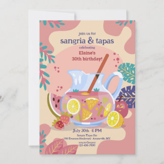 Invitación a la hora de Sangria
