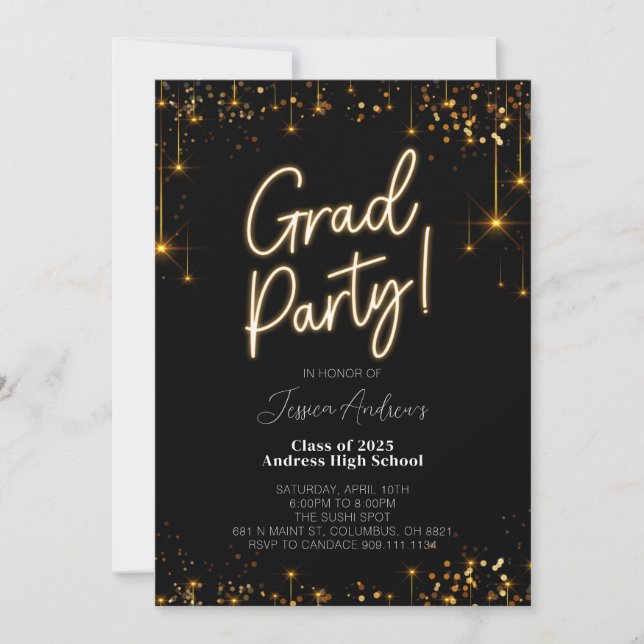 Invitación a la imagen del partido de graduación F (Anverso)
