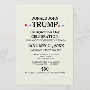 Invitación a la inauguración en blanco