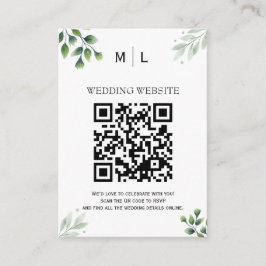 Invitación a la inclusión de código QR de verde de