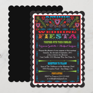 Invitación a la Invitación Boda Fiesta Mexicana