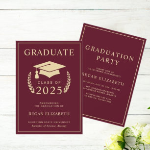 Invitación a la Invitación de graduación