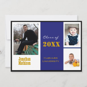 Invitación a la Invitación de graduación con foto 