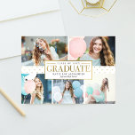 Invitación a la Invitación de graduación de etique<br><div class="desc">Celebra el graduado con esta moderna y elegante tarjeta de Berry Berry Sweet { www.berryberrysweet.com } Encontrará artículos y opciones de color disponibles en nuestra tienda o bajo petición.</div>