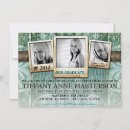 Invitación a la Invitación de graduación de fotos 