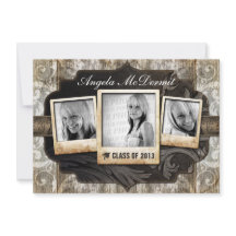 Invitación a la Invitación de graduación de fotos 