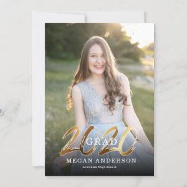 Invitación a la invitación de graduación de fotos 