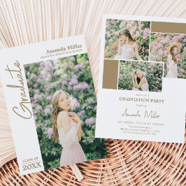 Invitación a la Invitación de graduación de fotos 